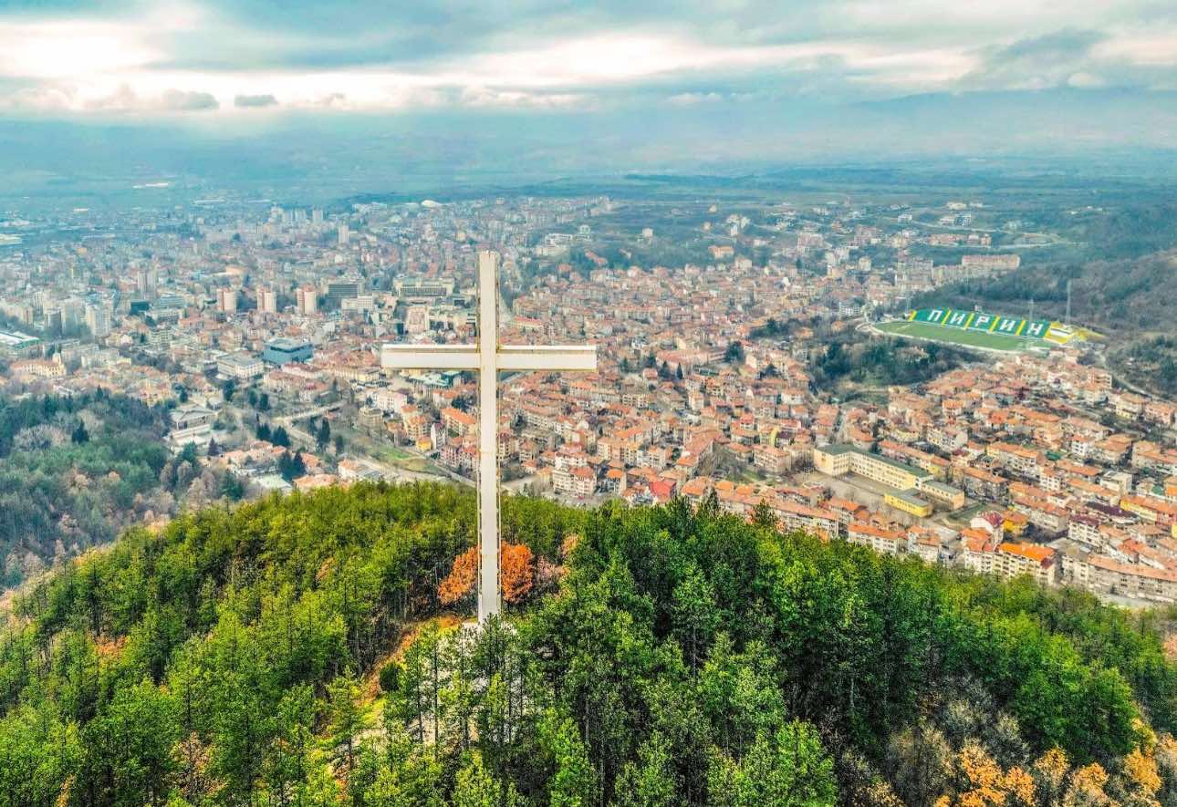 Memorial Cross Memory and Faith above Blagoevgrad